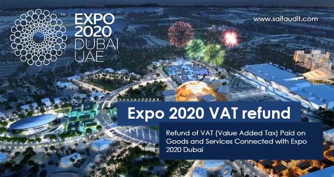 VAT Refund Scheme For Expo 2020 Participants